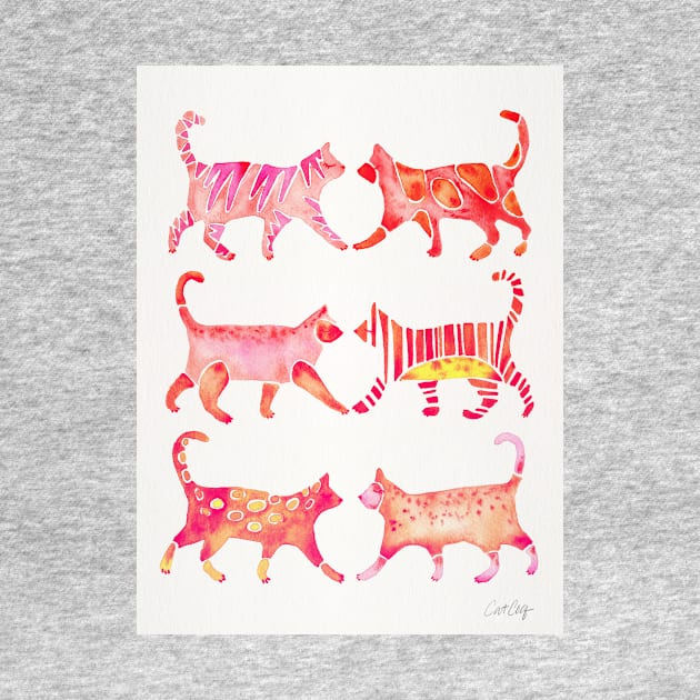 Pink Cat Collection by CatCoq